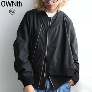 MA1 ブルゾン レディース アウター アシメ 送料無料・ メール便不可