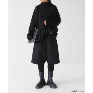 ドット柄 サルエルハーフパンツ パンツ レディ...の詳細画像5