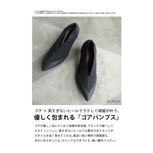 ゴアパンプス パンプス レディース 靴 ローヒ...の詳細画像1