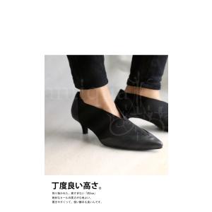 ゴアパンプス パンプス レディース 靴 ローヒ...の詳細画像3
