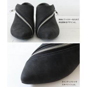 ファスナーデザインパンプス パンプス レディー...の詳細画像4