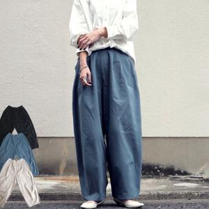 パンツ レディース サーカスパンツ ダーツ タック 立体