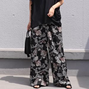 ペイズリー柄パンツ パンツ レディース ボトムス 送料無料・再再販。メール便不可