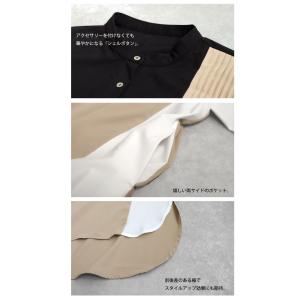 タックシャツワンピース ワンピース レディース...の詳細画像5