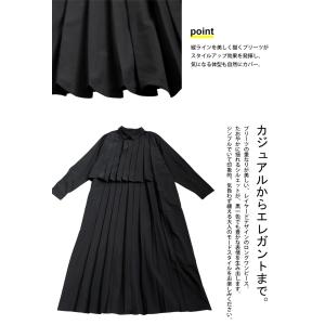 プリーツワンピース レディース ワンピース レ...の詳細画像4