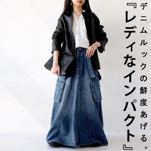 デニムサロペスカート スカート レディース ボトムス