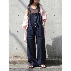 デニム サロペット レディース オールインワン...の詳細画像2