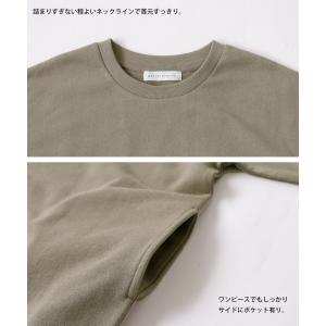 スウェットワンピース ワンピース レディース ...の詳細画像4