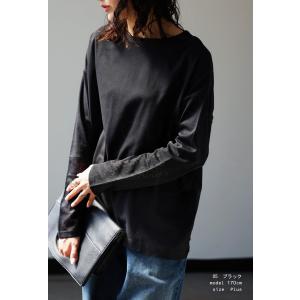 袖先レースロンT ロンT レディース トップス...の詳細画像2
