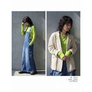 シアーロンT レディース 綿100 長袖 Uネ...の詳細画像5