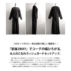 ラッシュガード レディース 上下セット セット...の詳細画像1