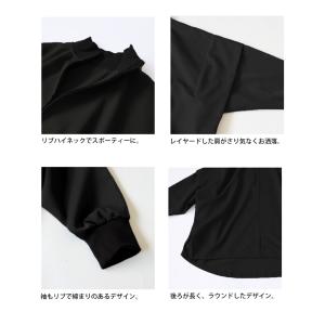 リブハイネック ジャケット レディース アウタ...の詳細画像4