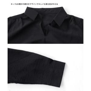 カシュクールワンピース ワンピース レディース...の詳細画像4