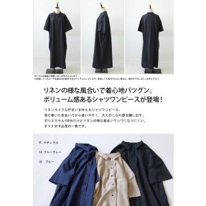 予約3月下旬納期 シャツワンピース ワンピース...の詳細画像1