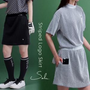 ストライプスコート レディース ゴルフ スカート 送料無料・500ptメール便可