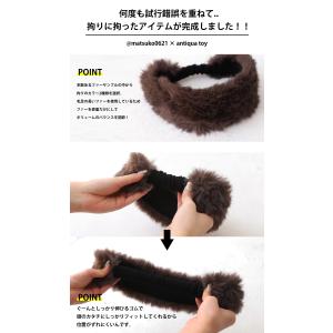アクセ送料無料 ヘアバンド ファー ターバン ...の詳細画像5