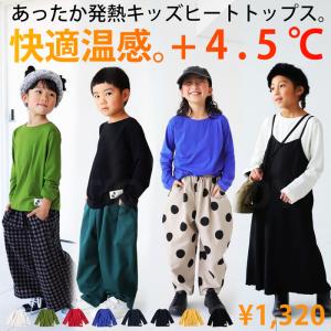 ロンT +45℃ ヒートロンT　キッズ 子供服トップス・再再販。50ptメール便可TOY【242B】｜antiqua