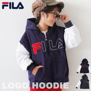 サガラ刺繍 パーカー アウター FILA フィラ 長袖 トップス 子供服 キッズ ジュニア 送料無料・メール便不可 TOY｜antiqua