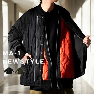 レイヤード風 MA-1 メンズ アウター 送料無料・メール便不可【Z】