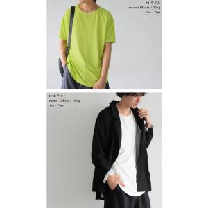 とろみ Tシャツ カットソー メンズ トップス...の詳細画像5