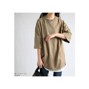 Tシャツ レディース 半袖 クルーネック バス...の詳細画像2