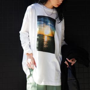 BIGバーゲン！開催！フォトプリントロンT ロンT レディース