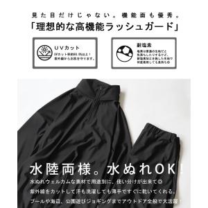 ラッシュガード メンズ 上下セット UVカット...の詳細画像3