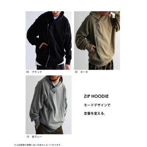 ジップパーカー パーカー メンズ トップス 長...の詳細画像2