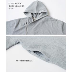 ジップパーカー パーカー メンズ トップス 長...の詳細画像4