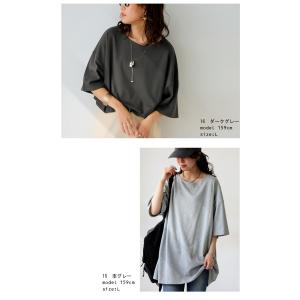 密肌 Tシャツ レディース 半袖 透けない 無...の詳細画像5