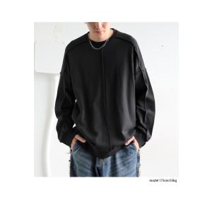 予約9月中旬納期 裏毛プルオーバー メンズ 長...の詳細画像2