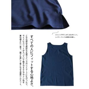 タンクトップ レディース 綿100 汗染み防止...の詳細画像4