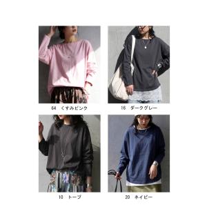 ロンT レディース 長袖 綿100 Tシャツ ...の詳細画像5
