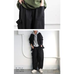 ポケットデザインパンツ バレルレッグ パンツ ...の詳細画像4