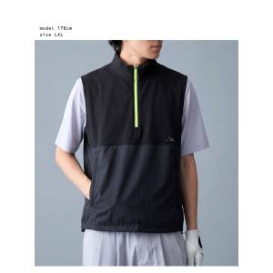 ゴルフウェア ベスト メンズ ノースリーブ 無...の詳細画像4
