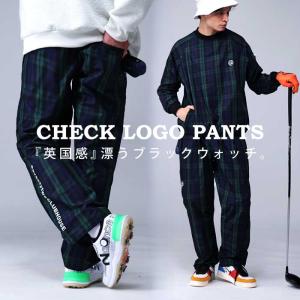 大人気！再入荷予定あり!ANTIQUA GOLF×STCH チェックパンツ メンズ 送料無料・100ptメール便可【Z】 父の日｜antiqua