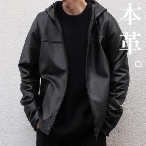 本革ラムレザージャケット メンズ アウター 本革 ・再販。不可