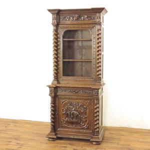 葡萄彫刻キャビネット1900年頃 フランスアンティーク家具 アール