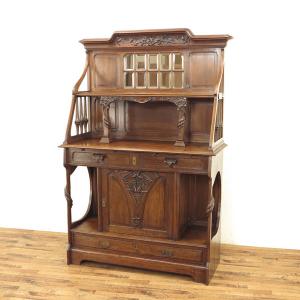 キャビネット 装飾性の高い アールヌーボー 繊細で華やかなデザイン