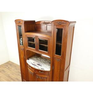 キャビネット アールヌーボー様式 すっきり上品...の詳細画像2