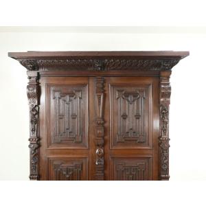 圧倒的な存在感 ワードローブ 幅172.5×奥...の詳細画像3