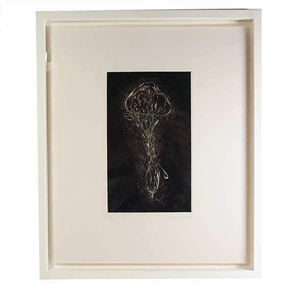 小高里枝子　「PLANET」　銅版画　3/5