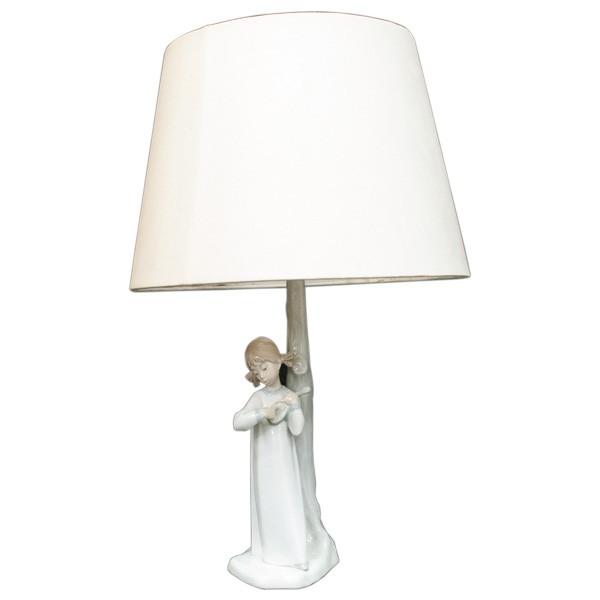 リヤドロ　lladro NAO　フィギュリン　ランプ