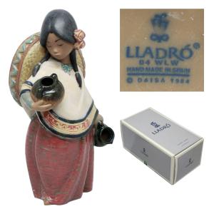 リヤドロ（lladro） 「PEPITA WITH HAT」　 12140　グレス　フィギュリン　箱付き　t-106｜antiquesjikoh