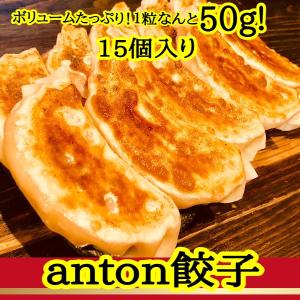 ボリュームたっぷり！アントン餃子（冷凍生餃子）15個入り(3~4人前)・作りたてを冷凍便でお届けします/アントン餃子/お取り寄せ