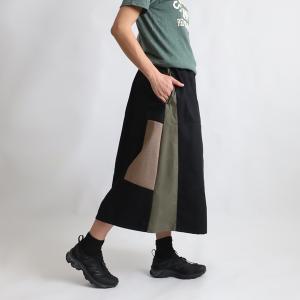 新作　８０cm丈　愉快なスカート　パッチワーク　ギャザー　スカート　ベビーキャンバスコットン　Y07I｜anvai