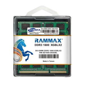 5135 RAMMAX RM-SD1600-D8GBL (4GB 2枚組）　DDR3L-1600　(PC3L-12800) 8GB Dual 1.35V/1.5V両対応