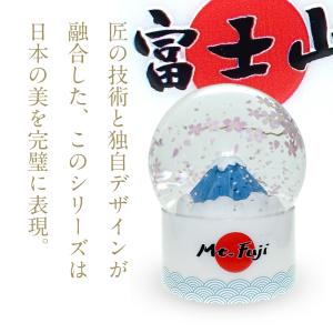 スノードーム 富士山 桜 プレゼント JARL...の詳細画像2