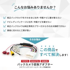 バックカメラ 変換 コネクター タント トール...の詳細画像1
