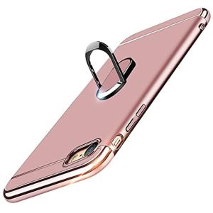 iPhone SE3 用ケース 第3世代 iPhone SE ケース第2世代 リング付き クリア 耐衝撃スマホカバー 全面保護 衝撃防止 レ